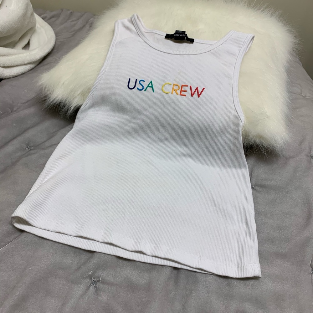 Tee tank top
